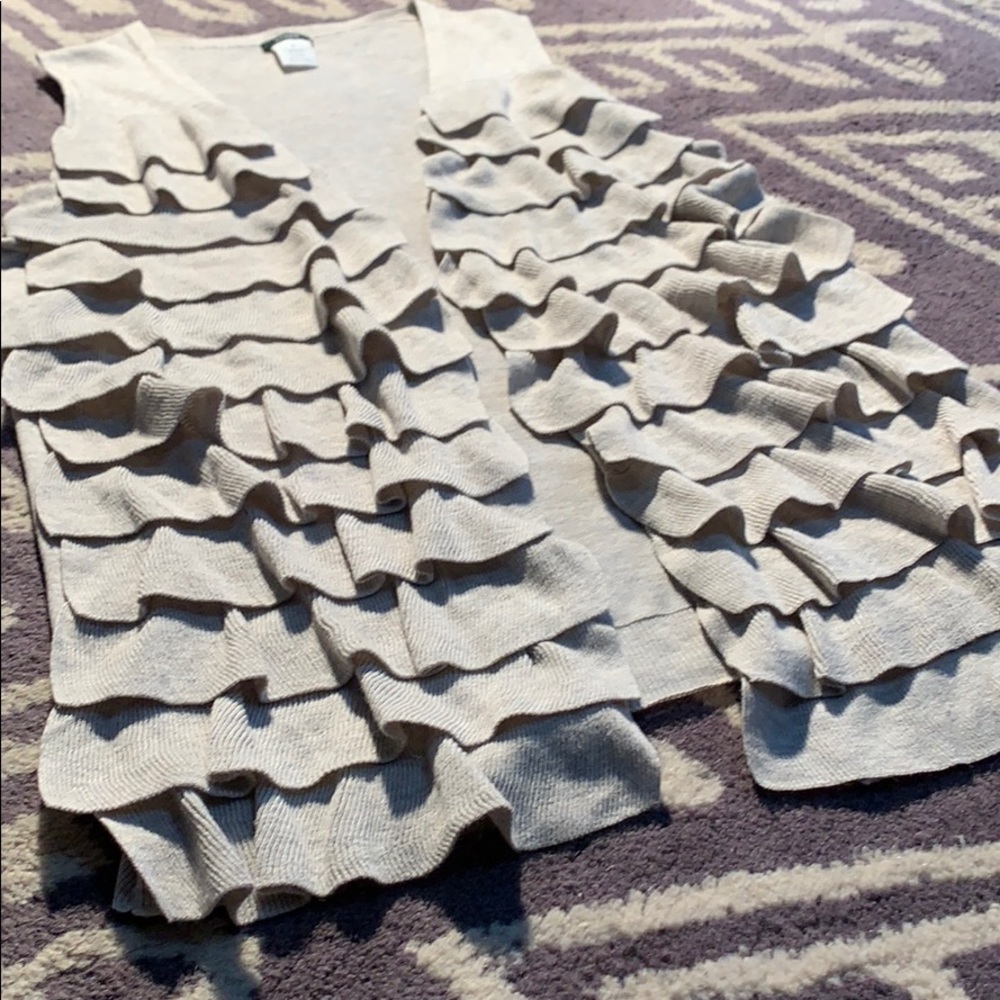 J.Crew Knit Ruffle Vest - Picture 5 of 12